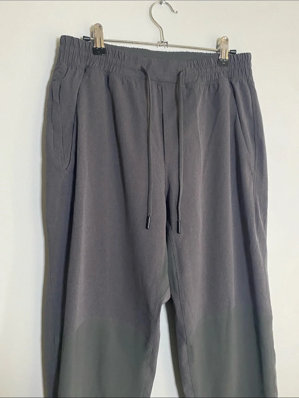 Lululemon Rise N Sweat Pant Mens Medium Dark Ash Pull On Lightweight Training